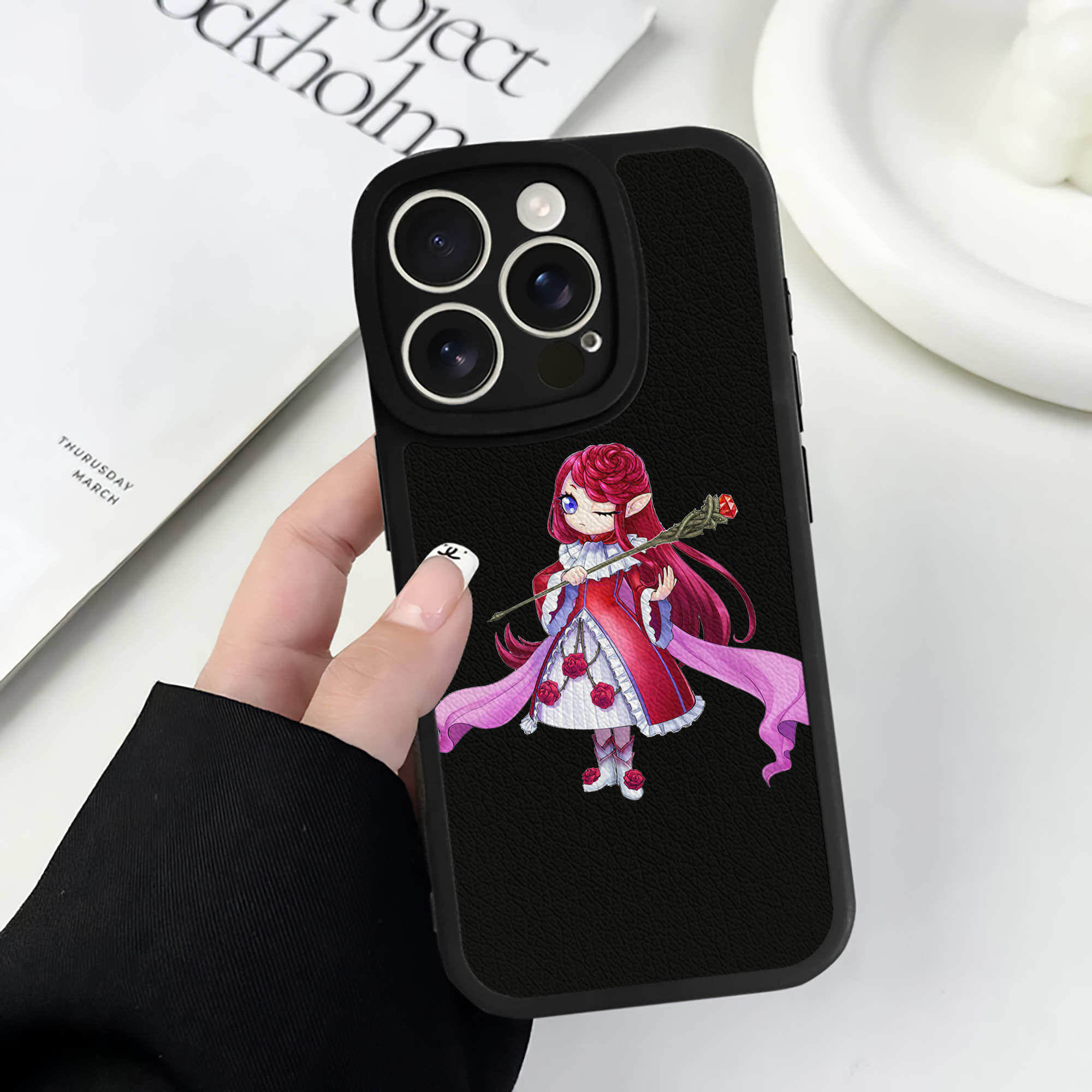 遊☆戯☆王 Yu-Gi-Oh! 【iPhone 16シリーズ対応】シリコンスマホケース（レザー調） 材質：シリコン